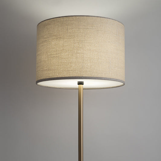 SANTANA staande lamp E27 163 cm crème goud