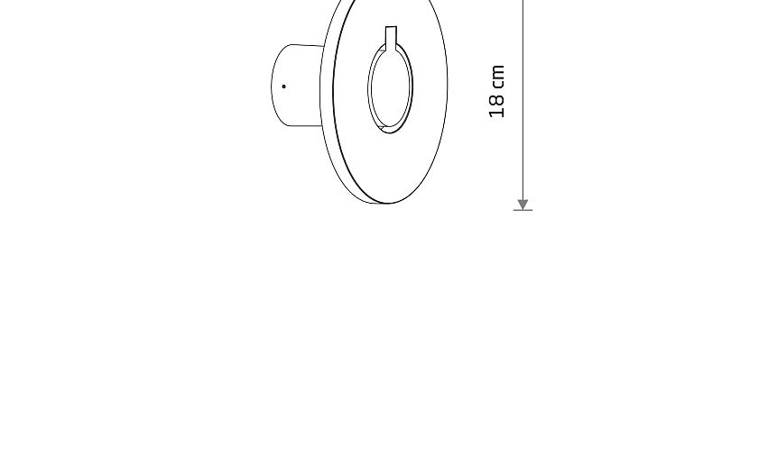 Axiano LED buitenwandlamp up-down IP65 grafiet