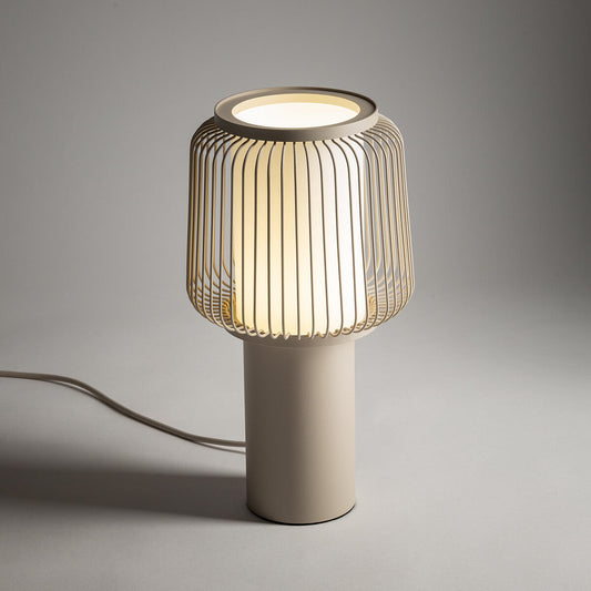 NOME tafellamp beige sfeerbeeld interieur