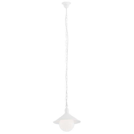 Erba Bis hanglamp Wit-opaal