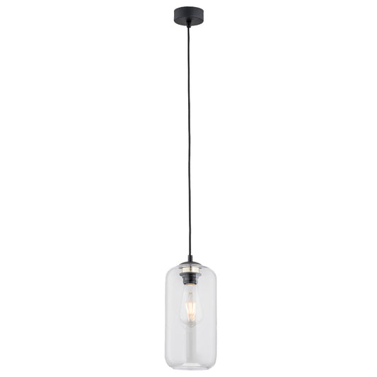Kalimera hanglamp Transparant-zwart