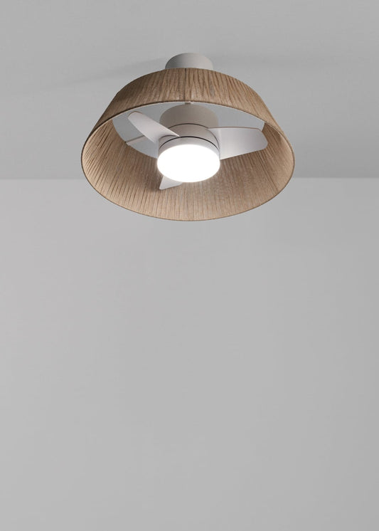 Wevavo gevlochten plafondventilator DC 25W LED Ø60 cm