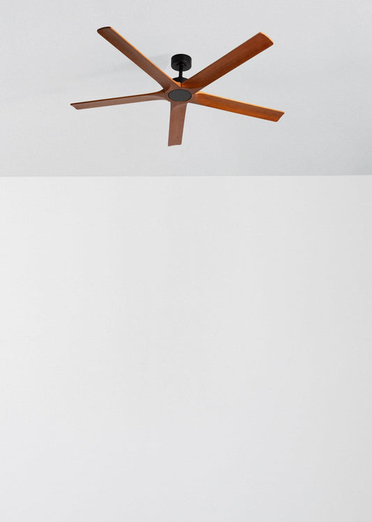 Robusavo XL/XXL plafondventilator zonder lamp 100% hout DC 40W Ø165 of Ø183 cm