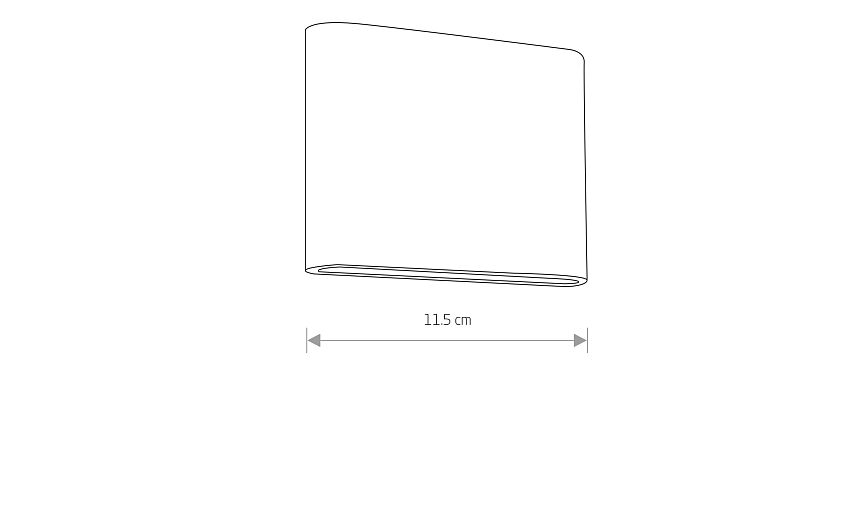 Semoro LED buitenwandlamp up-down IP54 grafiet