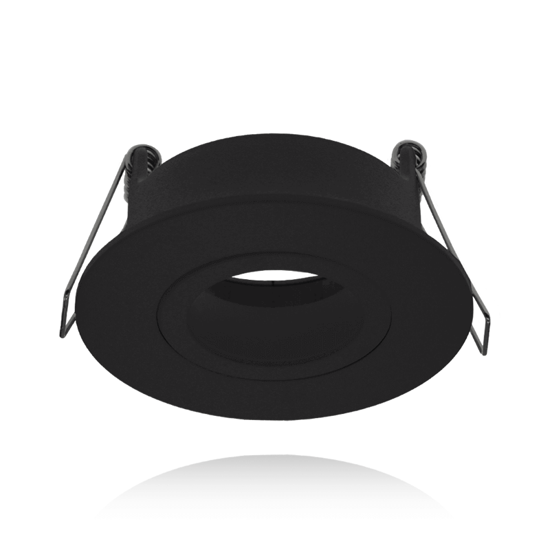 Mistaro met HESSLE armatuur zwart IP65 kantelbaar
