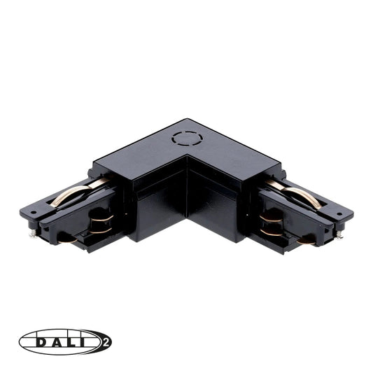 Lumexa DALI L-connector buitenhoek zwart