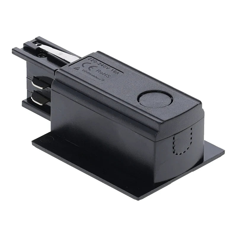 Lumexa inbouw power connector links zwart