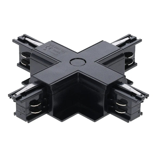 Lumexa inbouw X-connector zwart