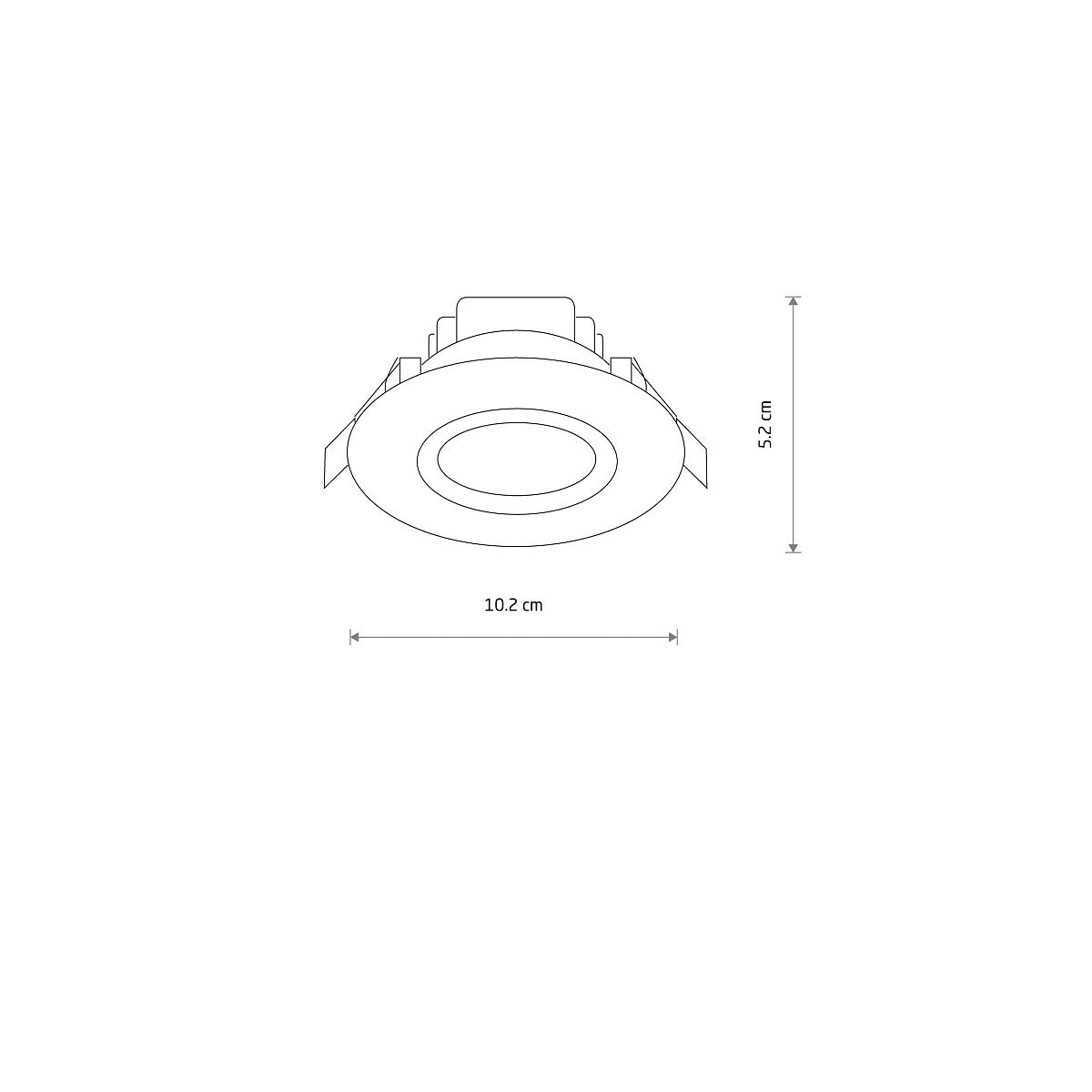 HELIOS LED inbouwspot sfeerbeeld