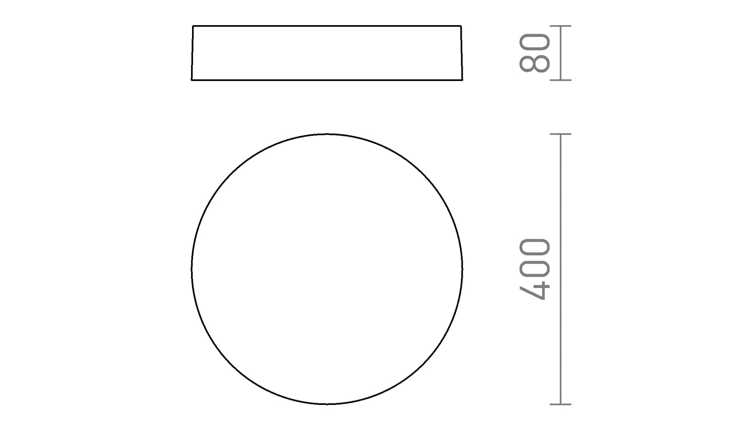 Aura Beam 40 | Leistungsstarke Deckenleuchte | Ø 39,5 cm