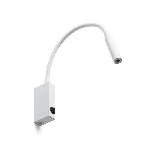 Curva Beam wandspot met zwanenhals zwart of wit