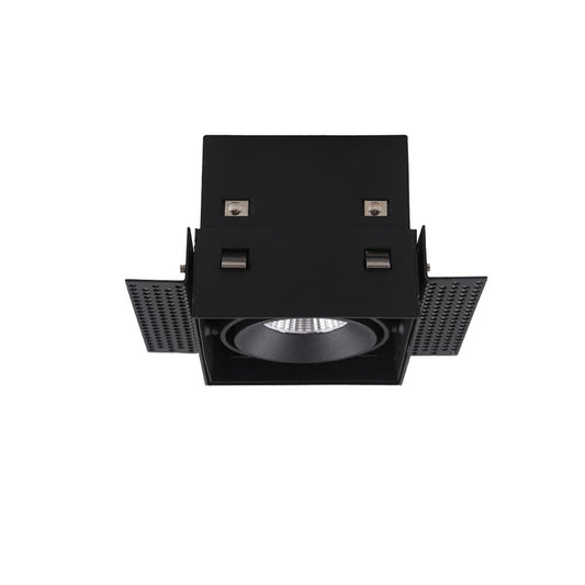 Inbouwspot TROFA 1lichts trimless - zwart