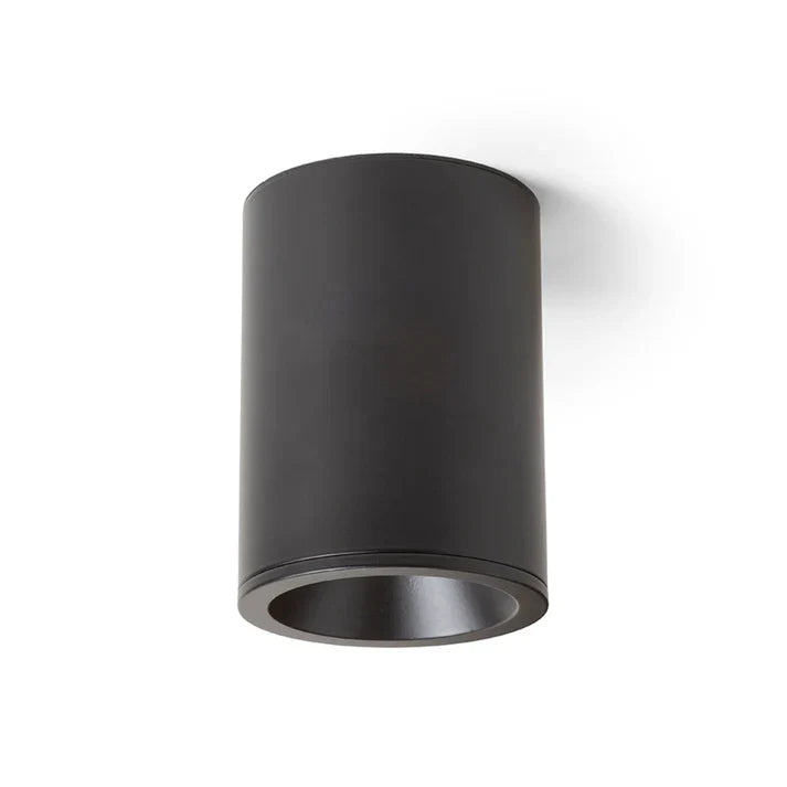 Eilvano LED-Deckenstrahler zylindrisch GU10 schwarz/weiß für Badezimmer