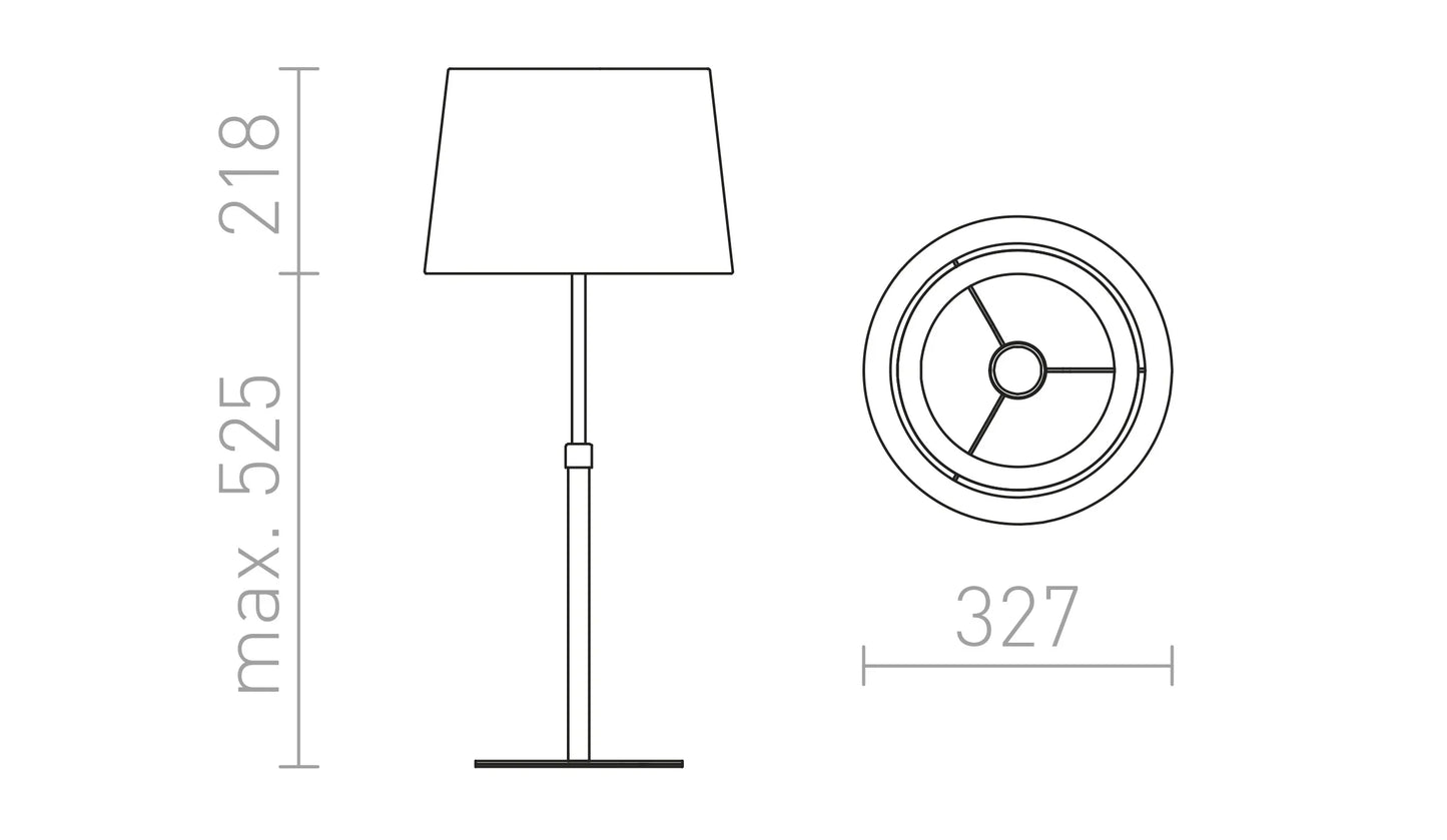 Linea Esplan 33 tafellamp LED design — IP20
