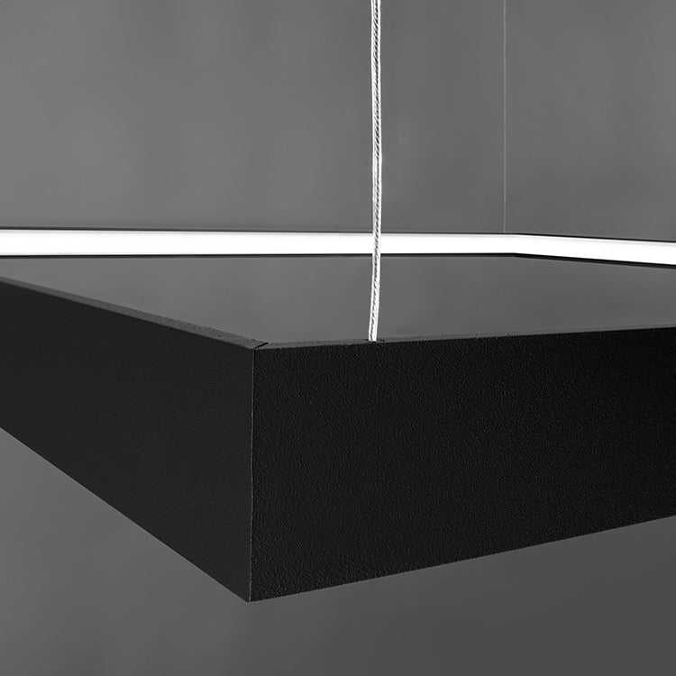 Nexaro LED-Pendelleuchte quadratisch 50W M | 3000K oder 4000K | schwarz / weiß / gold