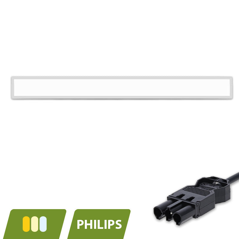Pro Back-lit LED-Panel linear 172x15cm 30W CCT-Schalter weiß inkl. SWP-Kabel