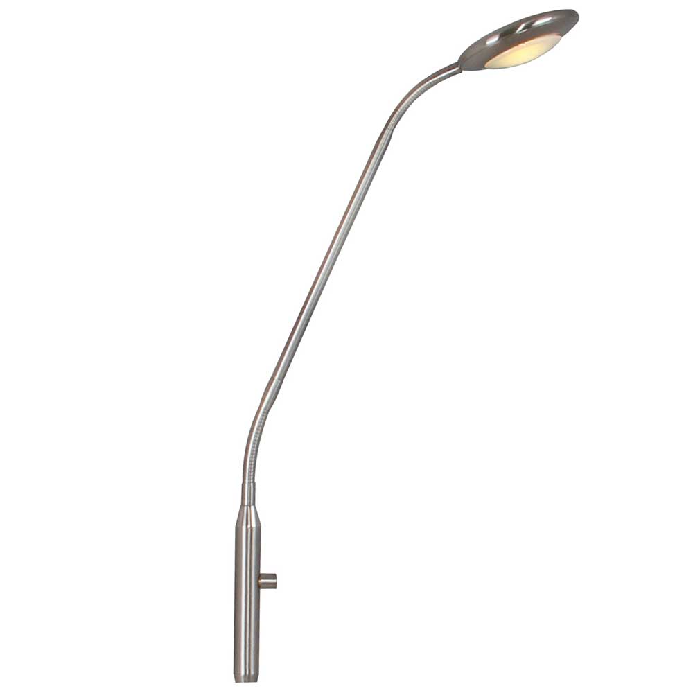 UFO vloerlamp LED 140 cm mat staal of zwart