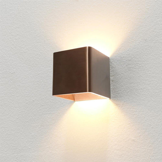 Wandlamp FULDA - Brons geborsteld