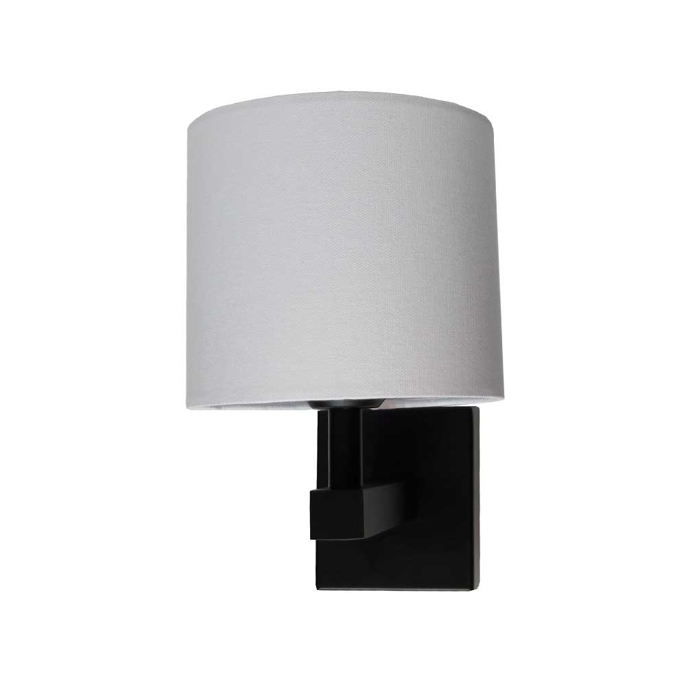 Wandlamp LAVOS zonder schakelaar - Zwart