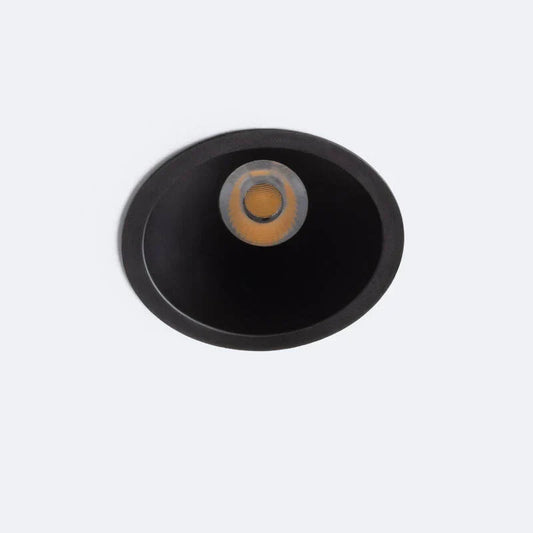 Contaro kantelbare conische LED downlight 9W/12W grijs CRI90 inbouwspot LED 9W zaagmaat Ø85 mm — dimbaar, 2700K/3500K/4000K