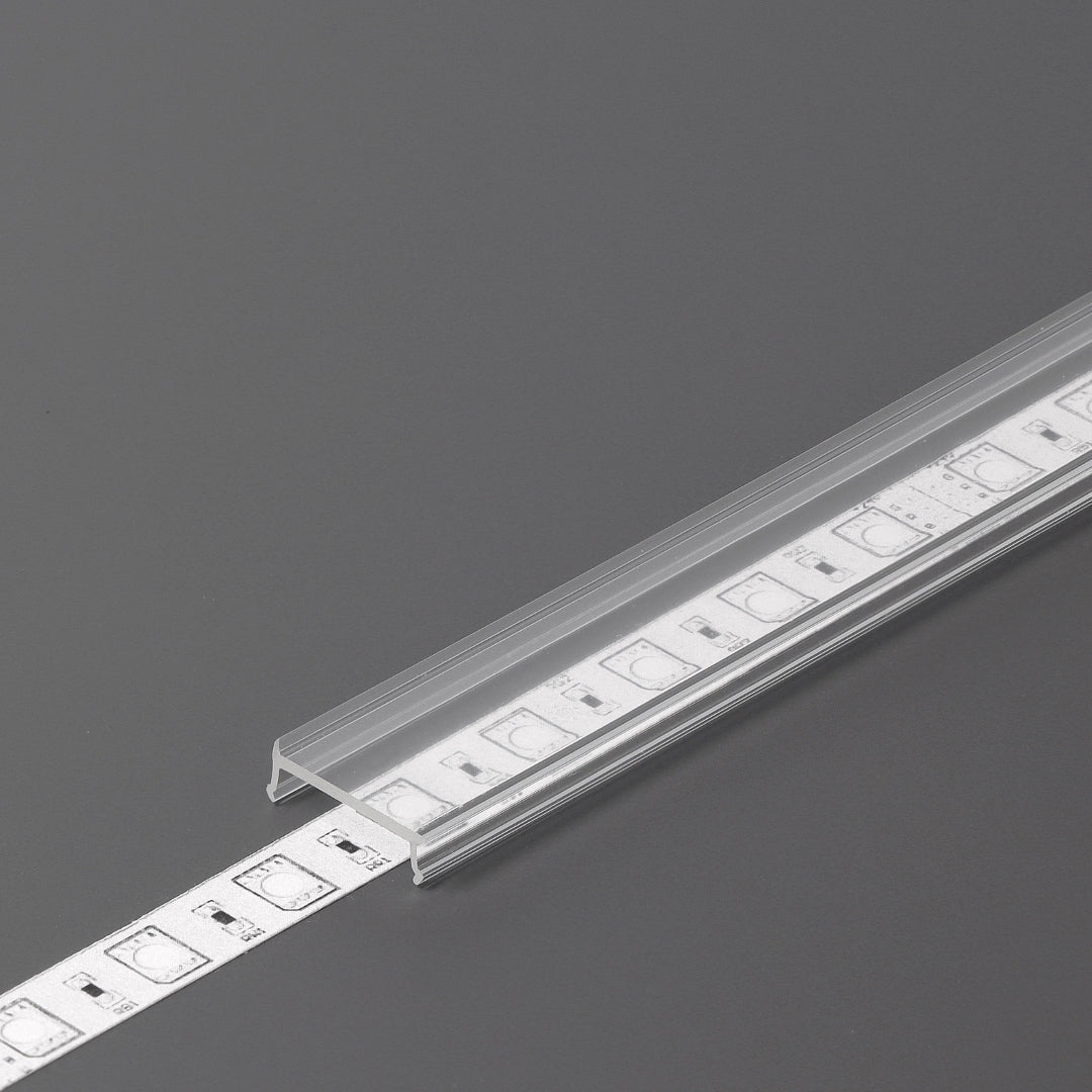 Click cover Smart 16mm transparant 2m