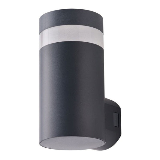Azzardo JASON ronde buitenwandlamp donkergrijs
