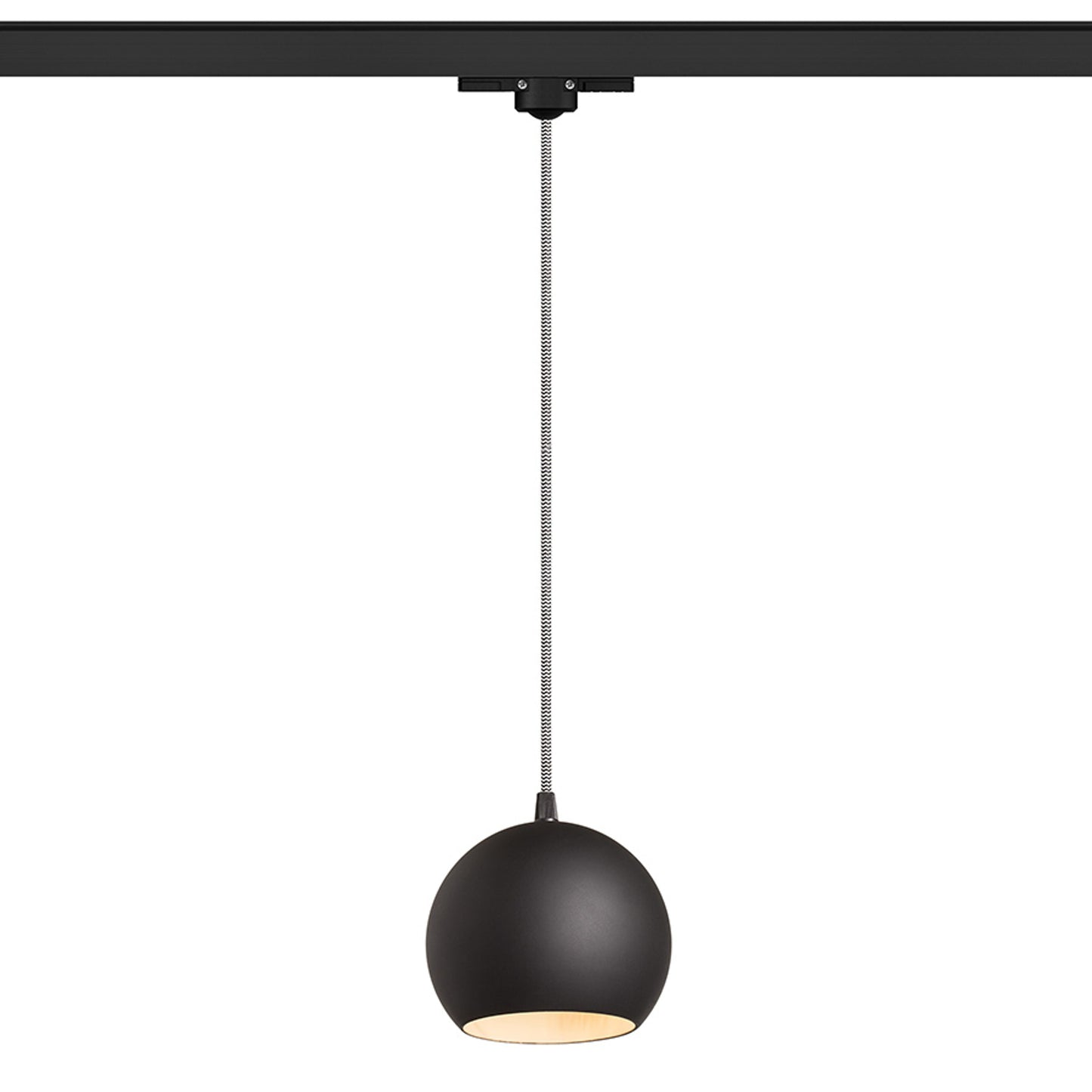 COPA 3-fase hanglamp glazen kap, 2 kleuren