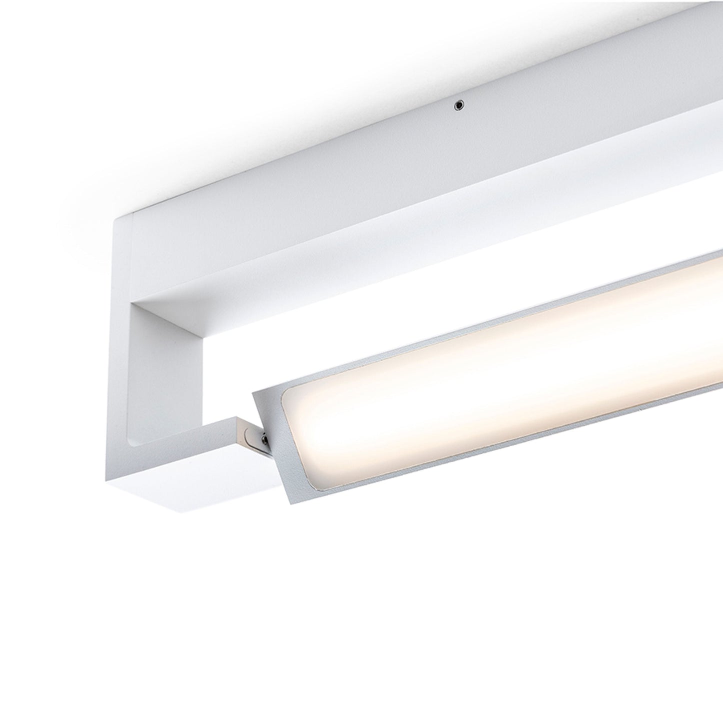 IMPERISO | LED-Wandleuchte für Badezimmer | schwenkbar, weiß