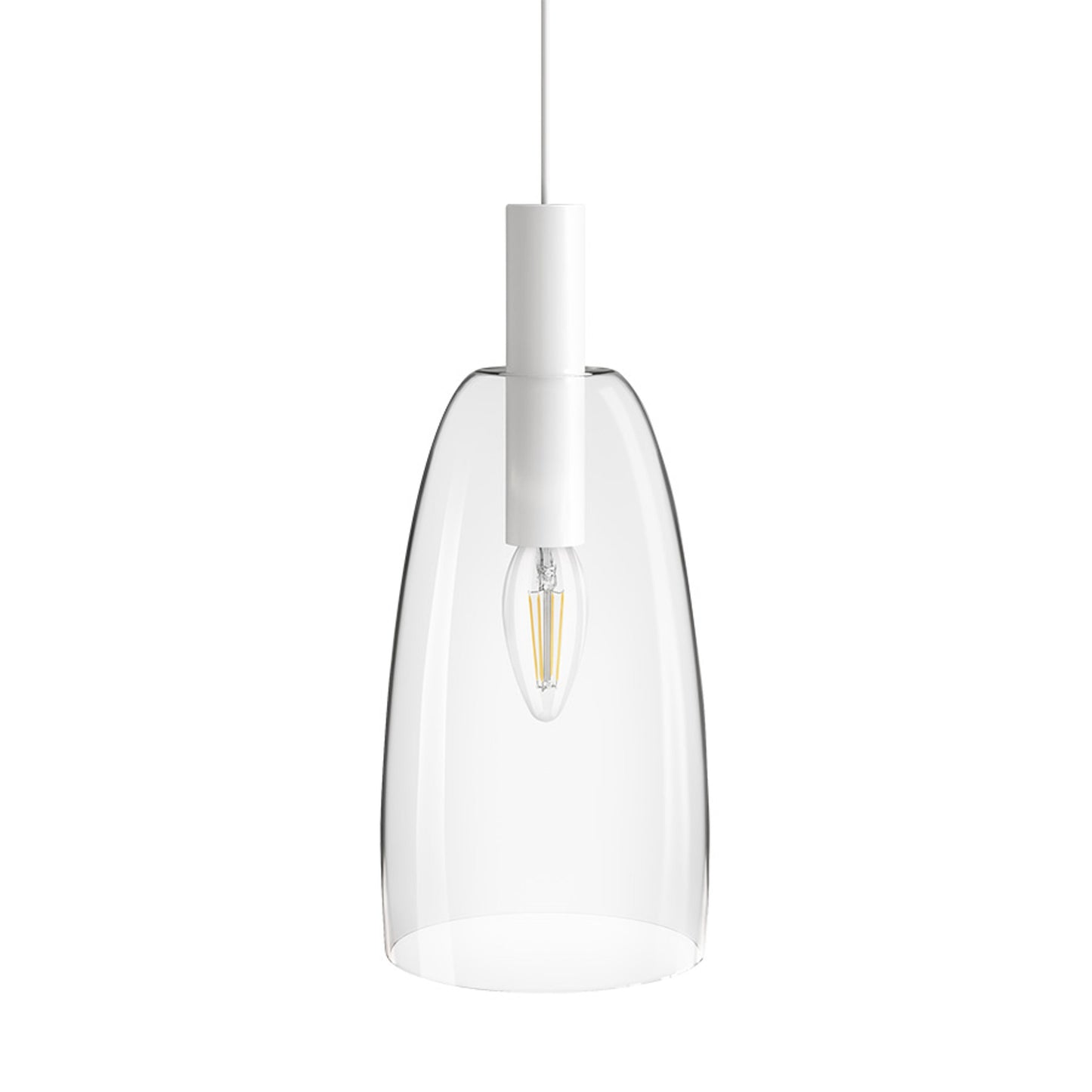 BELLINI 3-fase hanglamp glas met gelakte details