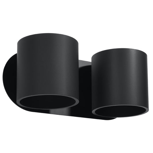 Wandlamp ORBIS 2 zwart