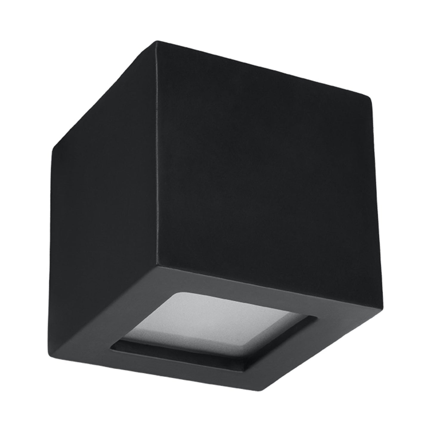 Wandlamp keramiek LEO zwart