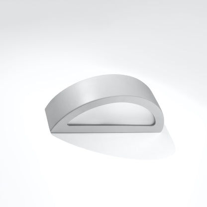 Wandlamp keramiek ATENA grijs - sfeer