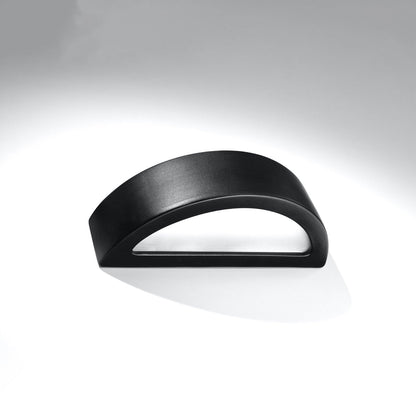 Wandlamp keramiek ATENA zwart - sfeer