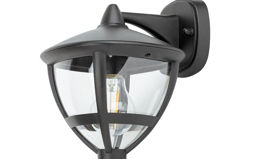 Ameliro E27 buitenwandlamp IP44 zwart