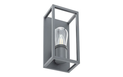 Margano E14 buitenwandlamp IP54 grafiet