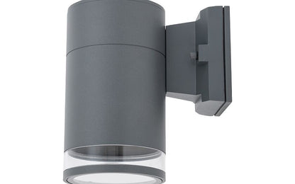 Rockano E27 buitenwandlamp spot IP44 grafiet