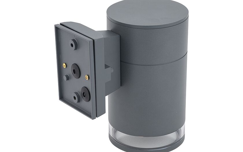 Rockano E27 buitenwandlamp spot IP44 grafiet