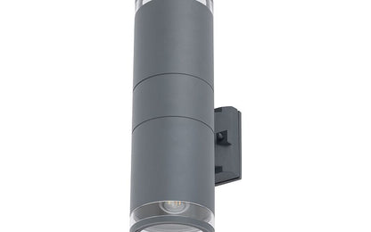 Rockano E27 buitenwandlamp spot IP44 grafiet