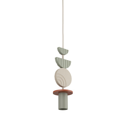 DROPS COLOR hanglamp sage groen detail