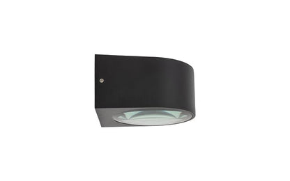 Nelano LED buitenwandlamp compact IP54 zwart