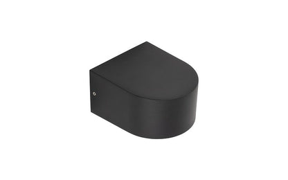 Nelano LED buitenwandlamp compact IP54 zwart