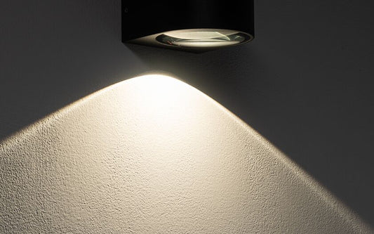 Nelano LED buitenwandlamp compact IP54 zwart