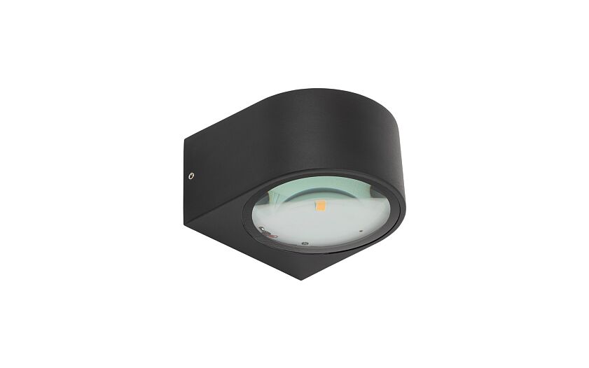 Nelano LED buitenwandlamp compact IP54 zwart