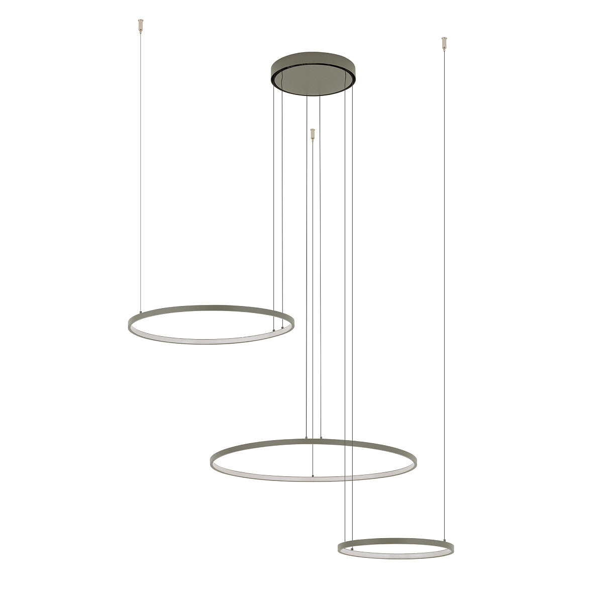 CIRCOLO LED SILK OLIVE ring hanglamp dimbaar 3000K