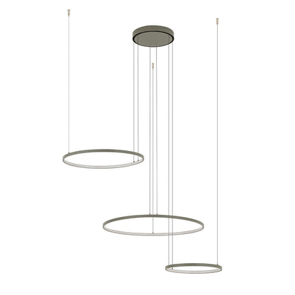 CIRCOLO LED SILK OLIVE ring hanglamp dimbaar 3000K