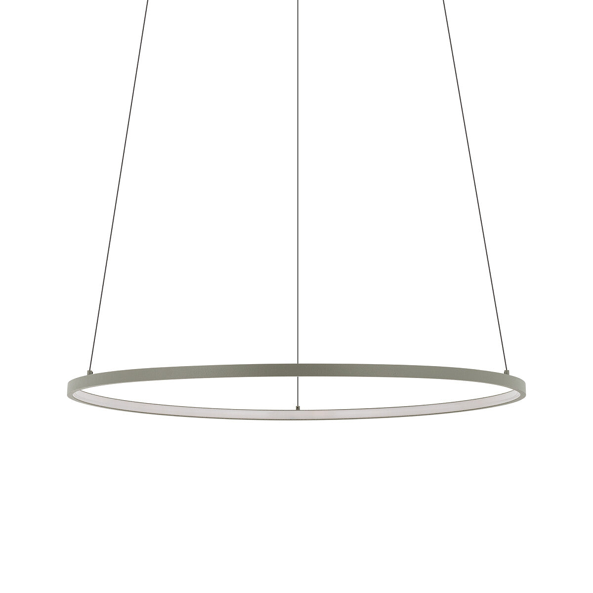 CIRCOLO LED SILK OLIVE ring hanglamp interieur