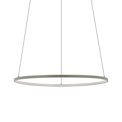 CIRCOLO LED SILK OLIVE ring hanglamp interieur