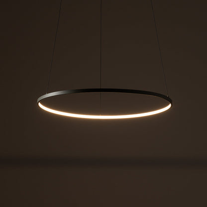 CIRCOLO LED SILK OLIVE ring hanglamp sfeerbeeld