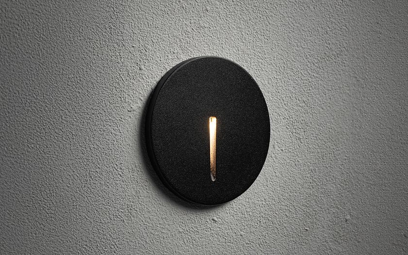 Abbaro LED inbouw wandspot buiten IP54 zwart