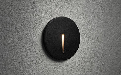 Abbaro LED inbouw wandspot buiten IP54 zwart